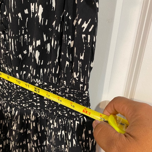 Black & White Printed Jumpsuit Romper - Picture 6 of 7